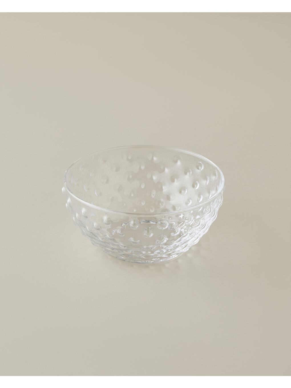 Renksiz Bubbles Cam Kase 14 cm Şeffaf-1