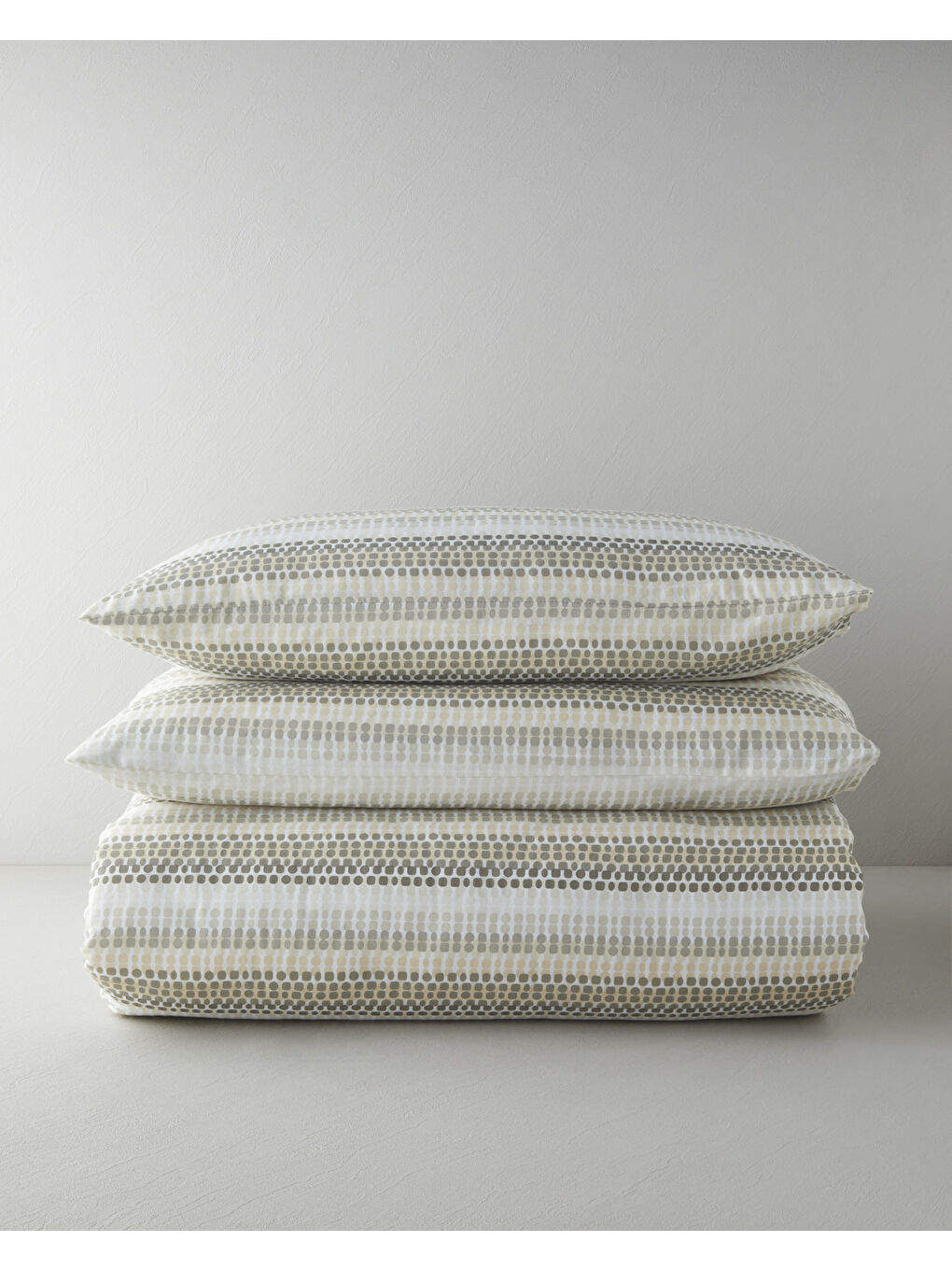 Woody Kolay Ütülenir Çift Kişilik Nevresim Seti 200x220 cm Bej-Kahverengi-6