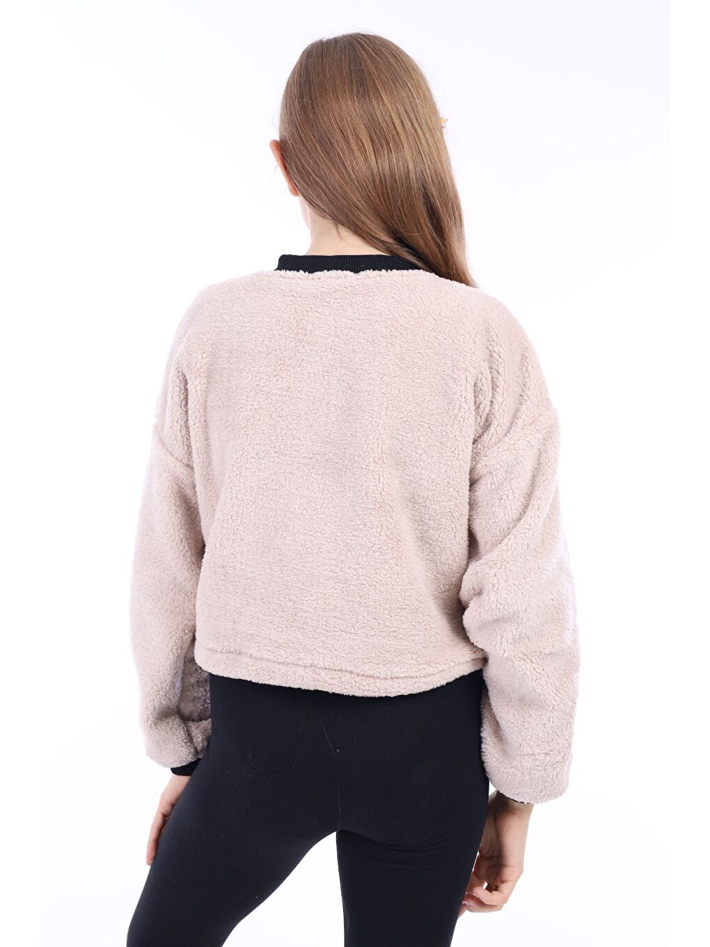 Bej Kız Çocuk Hırka-1