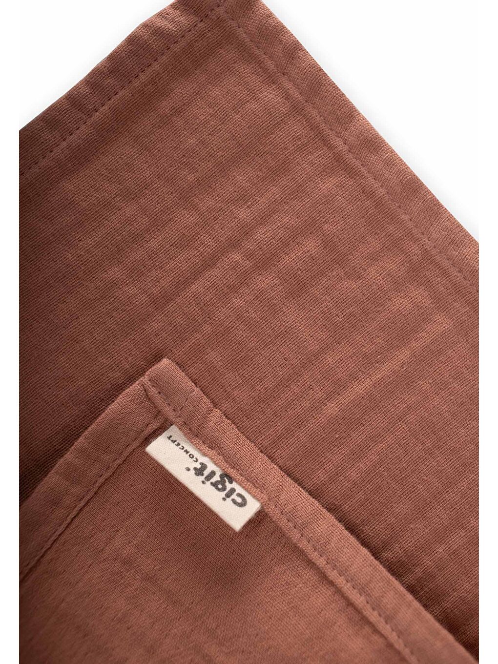 Kahverengi Müslin Bez 50X50 Cm Kahve-1