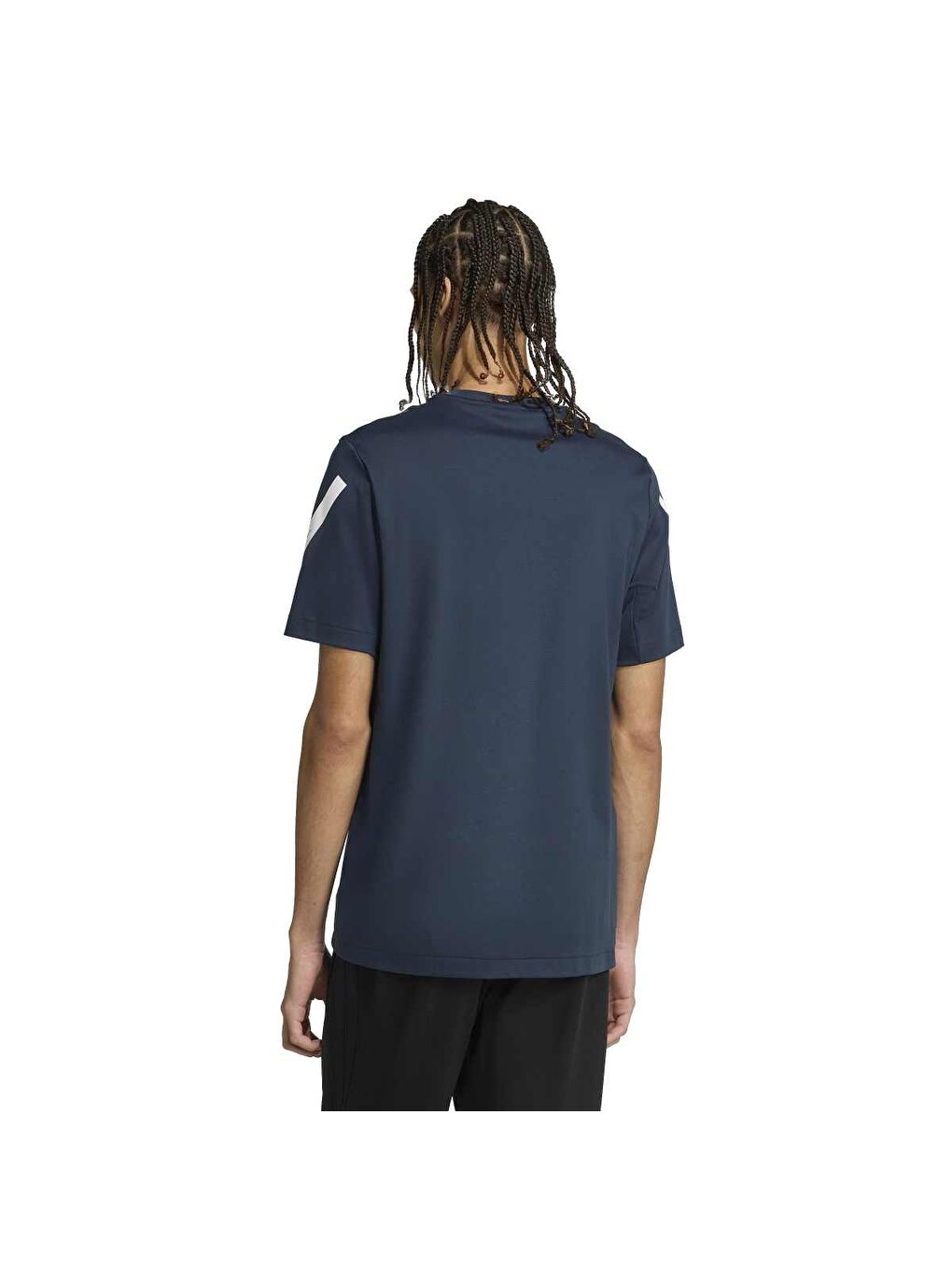 Z.N.E. Erkek Lacivert Yuvarlak Yaka Tişört-1