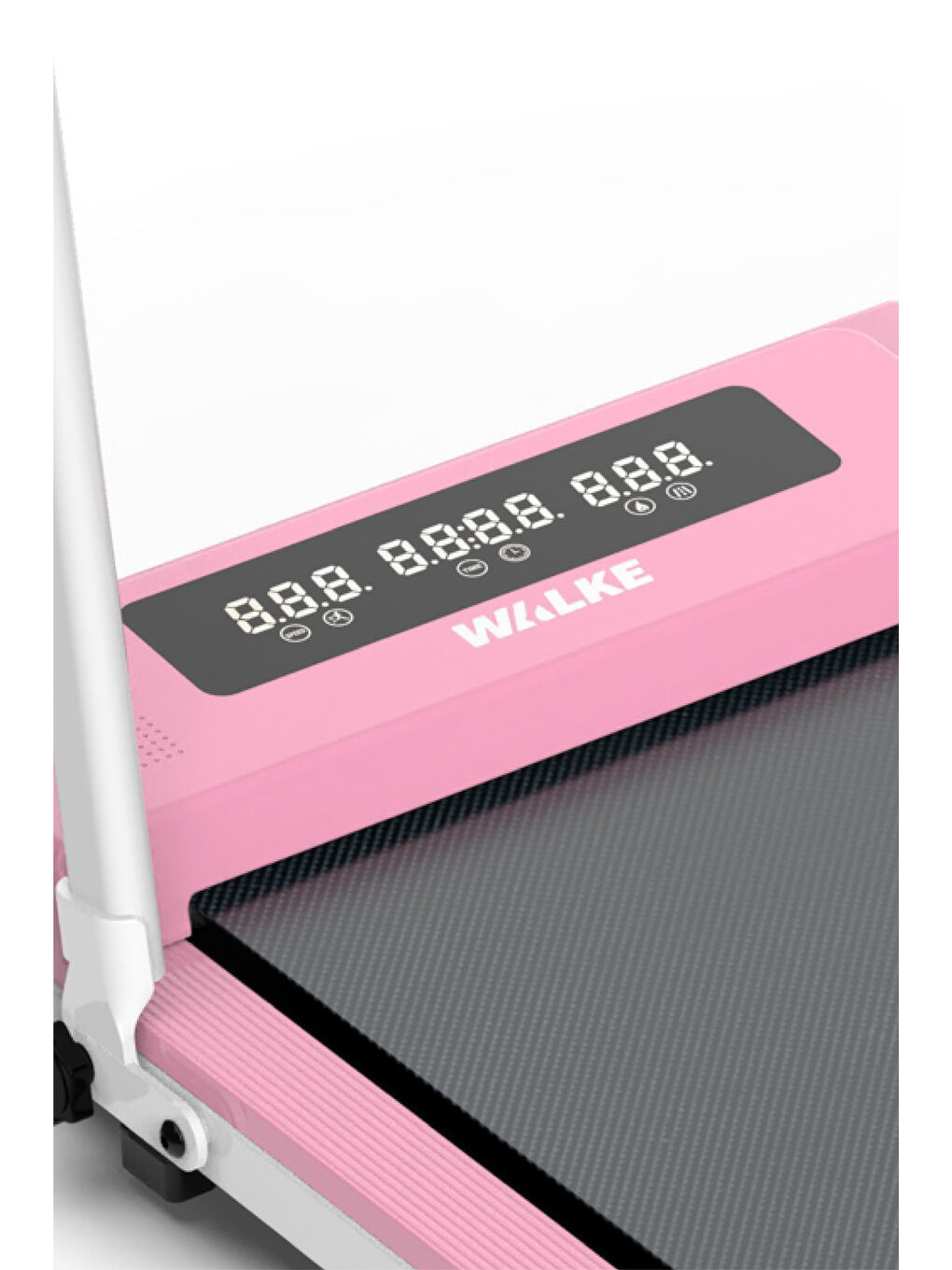 W-fit Pink Bluetoothlu Uygulamalı Uzaktan Kumandalı Koşu Bandı Yürüyüş Bandı Pembe-2