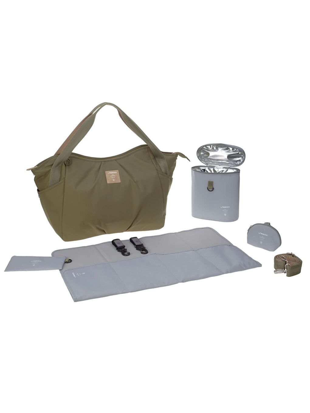 Twin Bebek Bakım Seyahat Çantası Olive-3