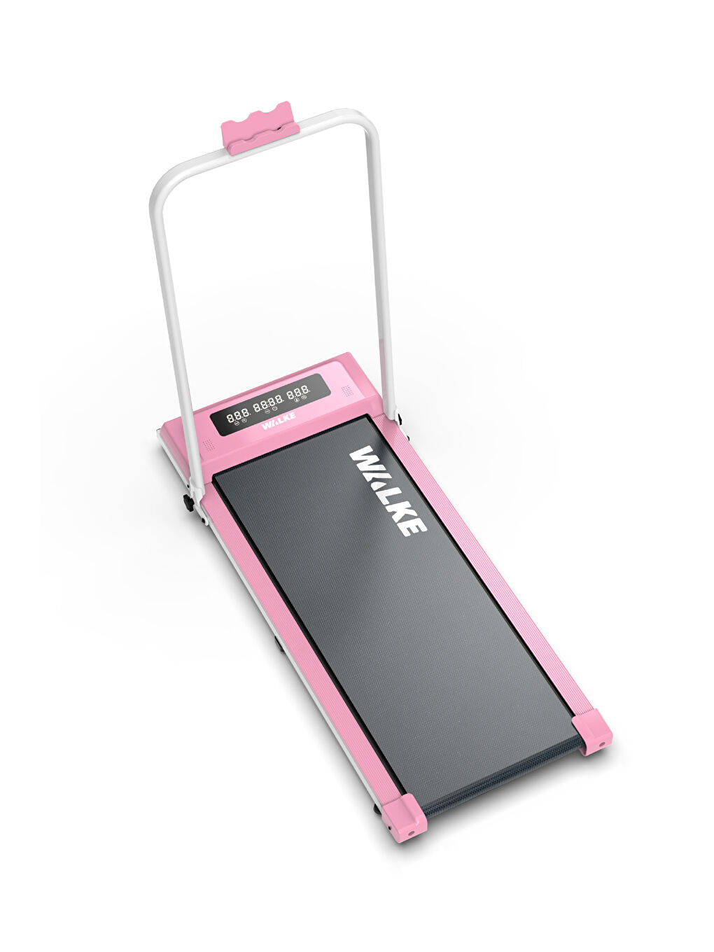 W-fit Pink Bluetoothlu Uygulamalı Uzaktan Kumandalı Koşu Bandı Yürüyüş Bandı Pembe-4