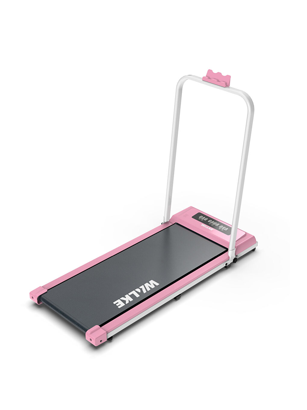 W-fit Pink Bluetoothlu Uygulamalı Uzaktan Kumandalı Koşu Bandı Yürüyüş Bandı Pembe-5