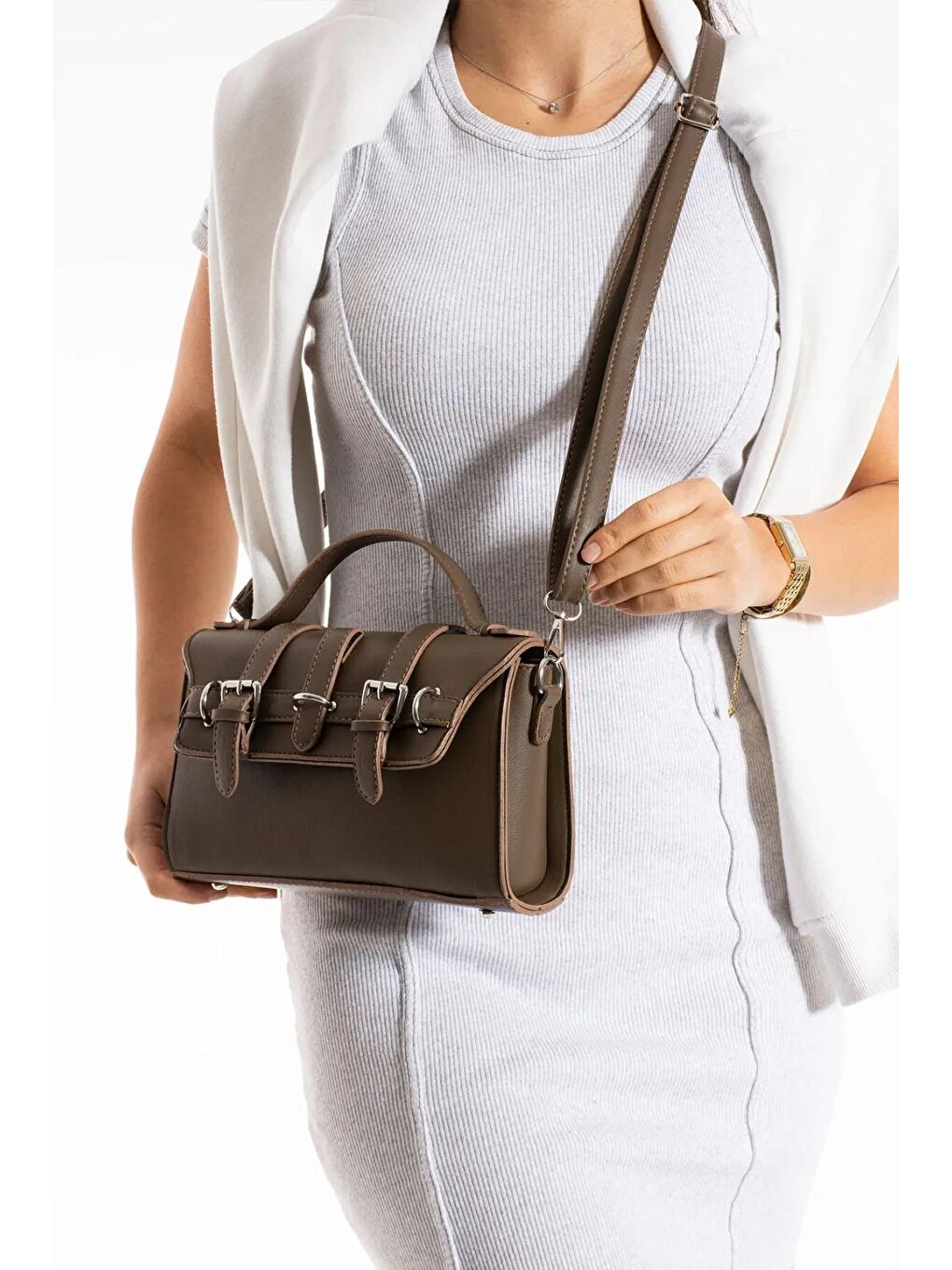 Bej Corlena Kadın Omuz Çantası BP-4838O-2