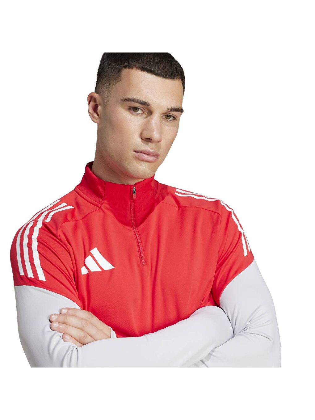 Karışık Tiro25c Training Top Erkek Dik Yaka Tişört-3