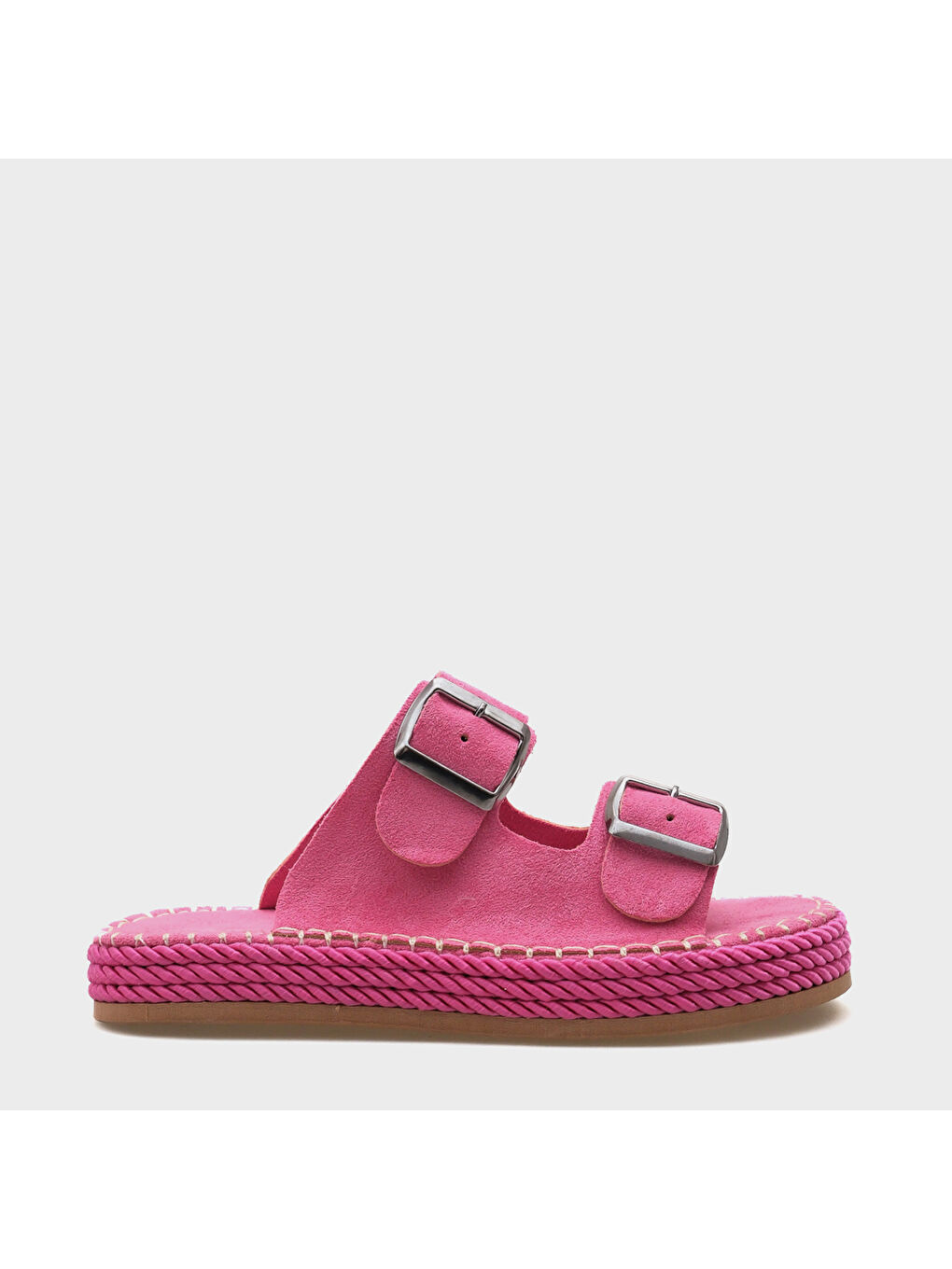 Pembe Lorry Çift Bantlı Kadın Terlik