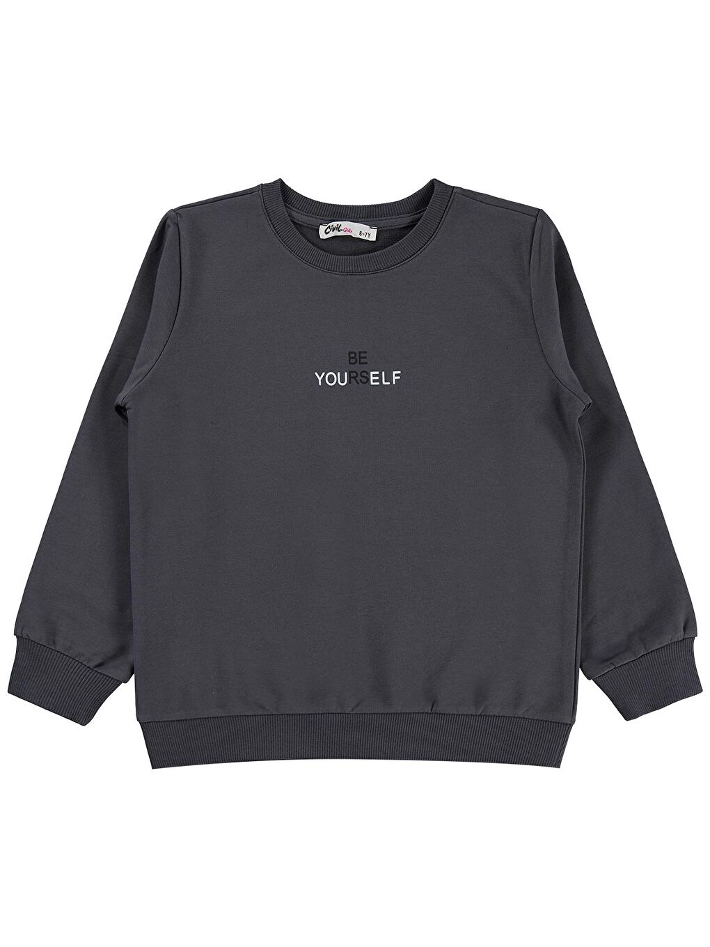 Antrasit Girls 10-13 Yaş Sweatshirt - Gri