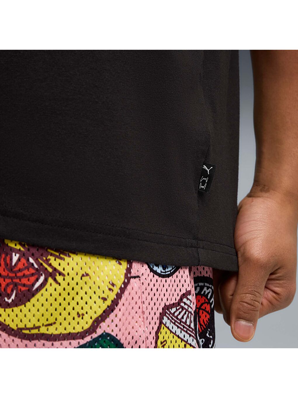 Siyah COMMISSIONER Dylan IV Erkek Tişört-1