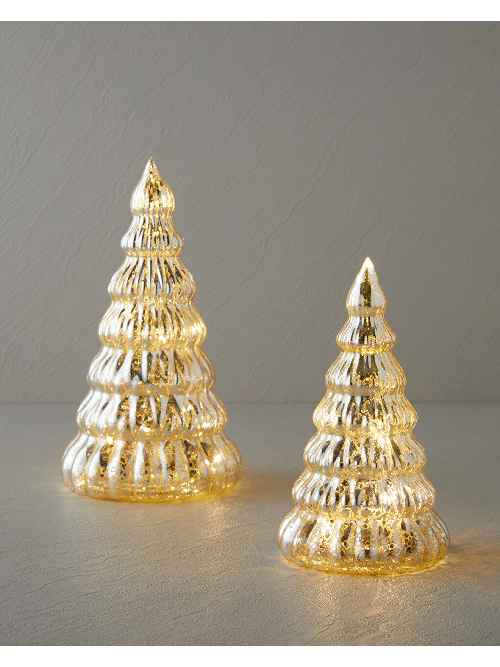 Gri Winter Tree Dekoratif Aydınlatma 12,5x25 cm Silver-3