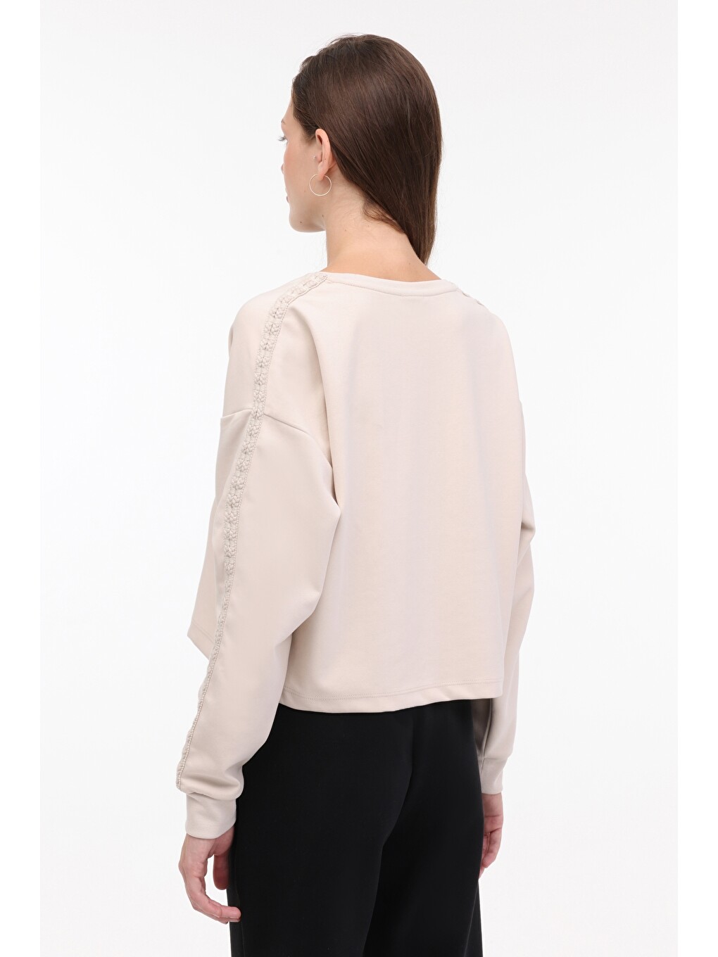 Wl Gold 16ss122 4fx Bej Kadın Sweatshirt-1