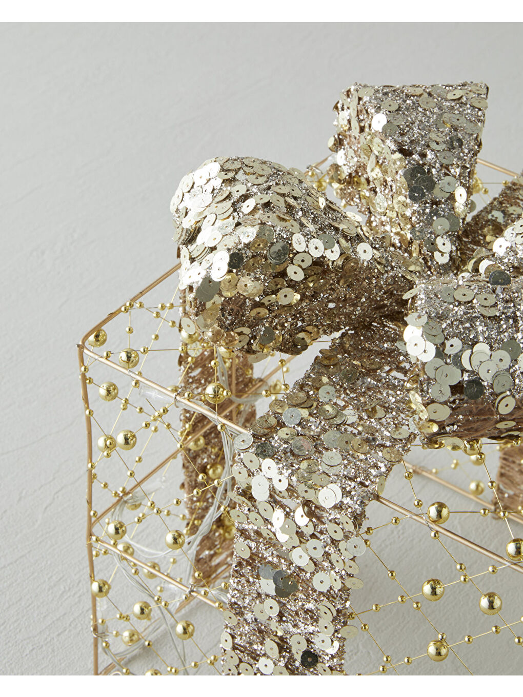 Sarı Kalida Dekoratif Obje 23 cm Gold-2