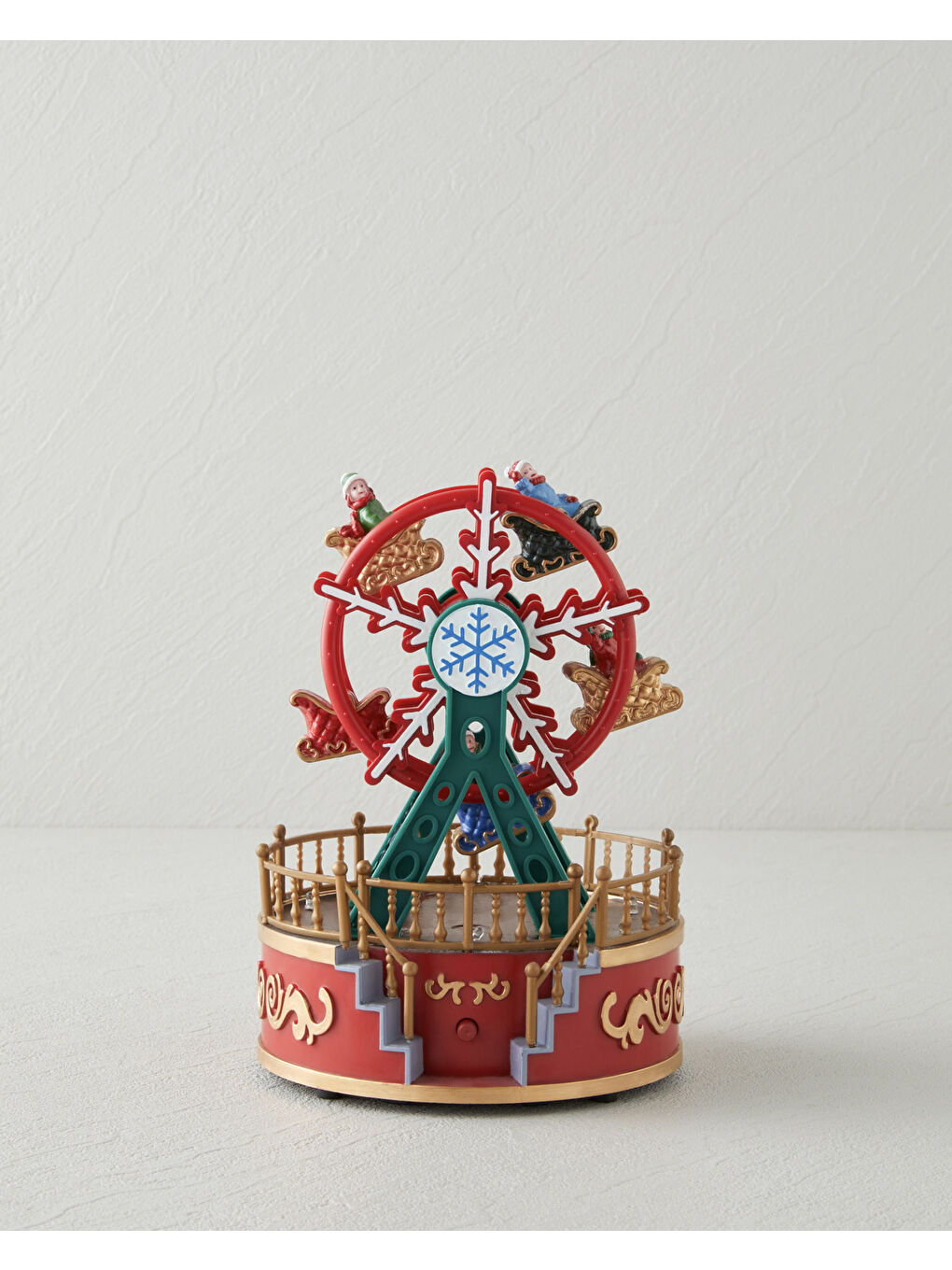 Sky Way Müzik Kutusu 13x13x18.5 cm Kırmızı-1