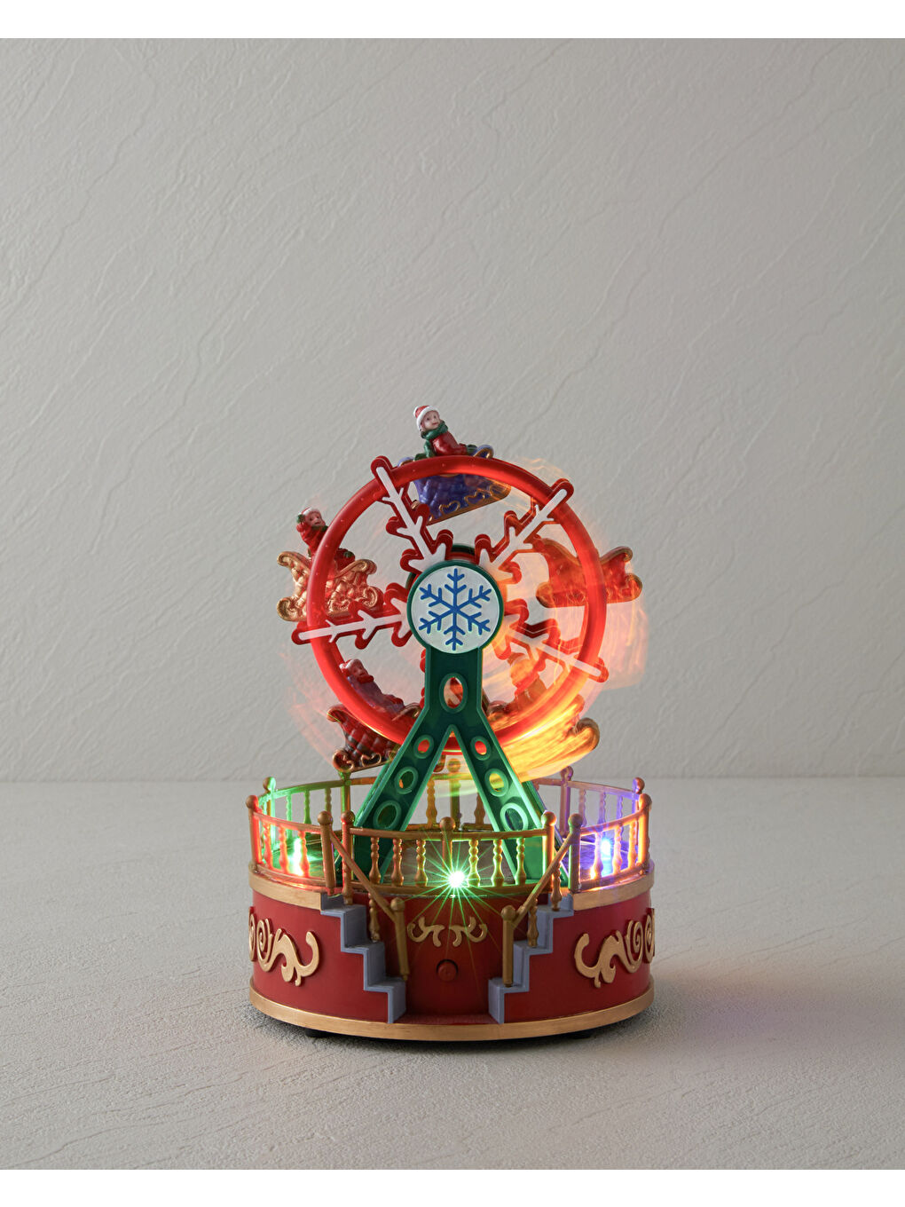 Sky Way Müzik Kutusu 13x13x18.5 cm Kırmızı-3