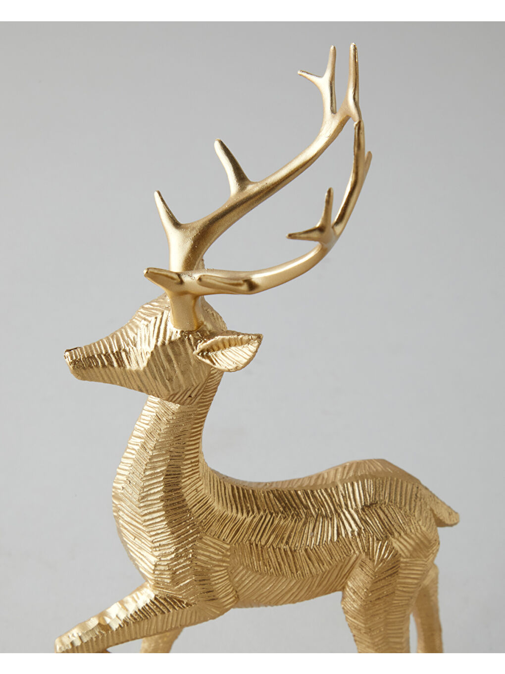 Sarı Deer Biblo 21 cm Gold-2