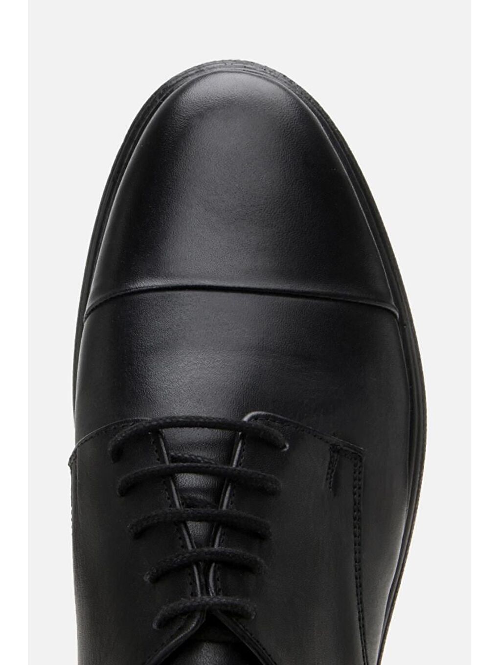 Erkek Deri Siyah Hafif Tabanlı Klasik Ayakkabı-5