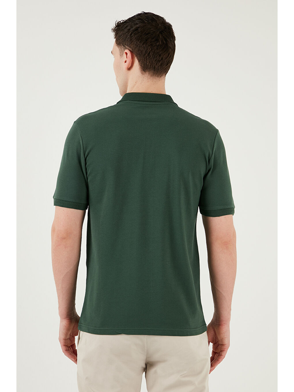 Mavi Pamuklu Regular Fit Yarım Fermuarlı 3'lü Paket Polo Yaka Tişört 5903008S3-5