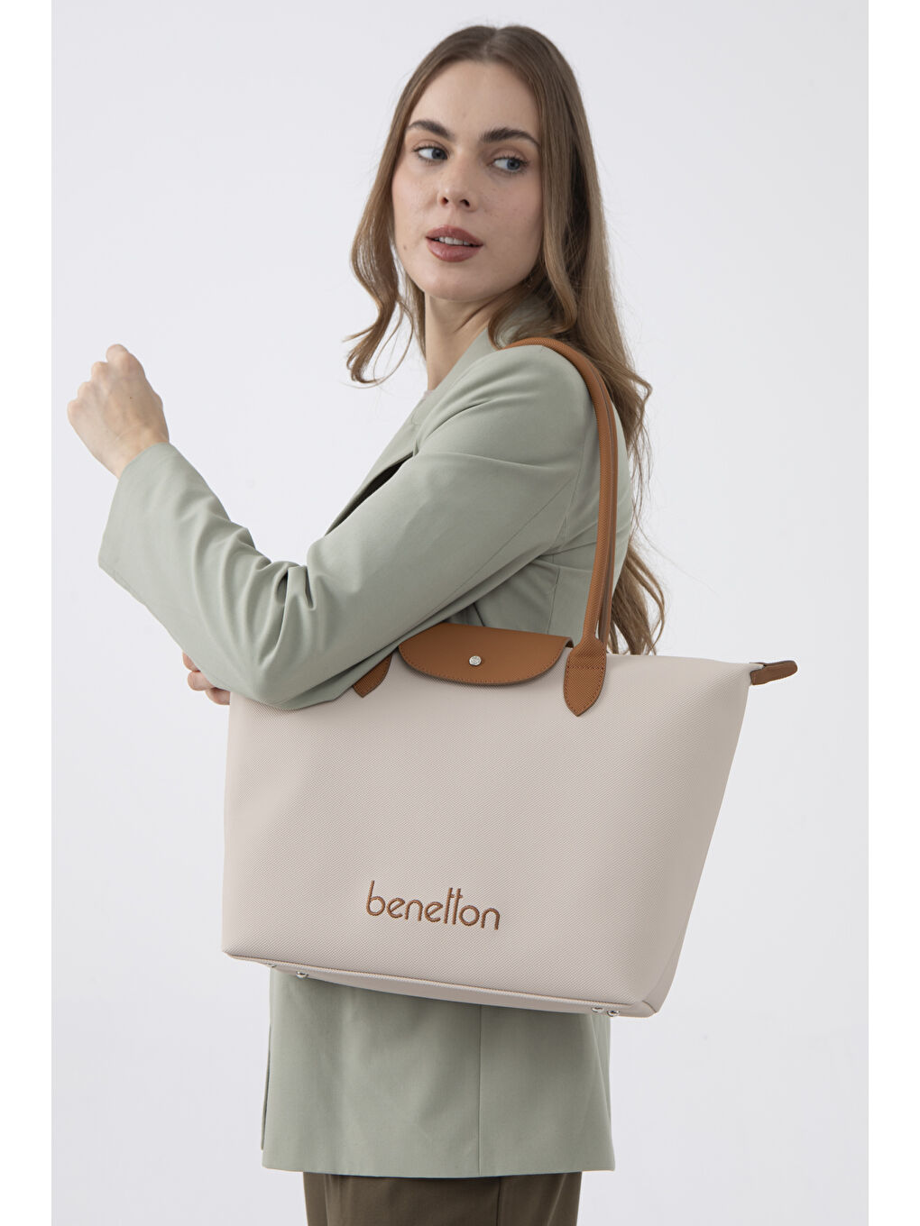 Kadin Kol Çantasi Bej-Camel BNT1611