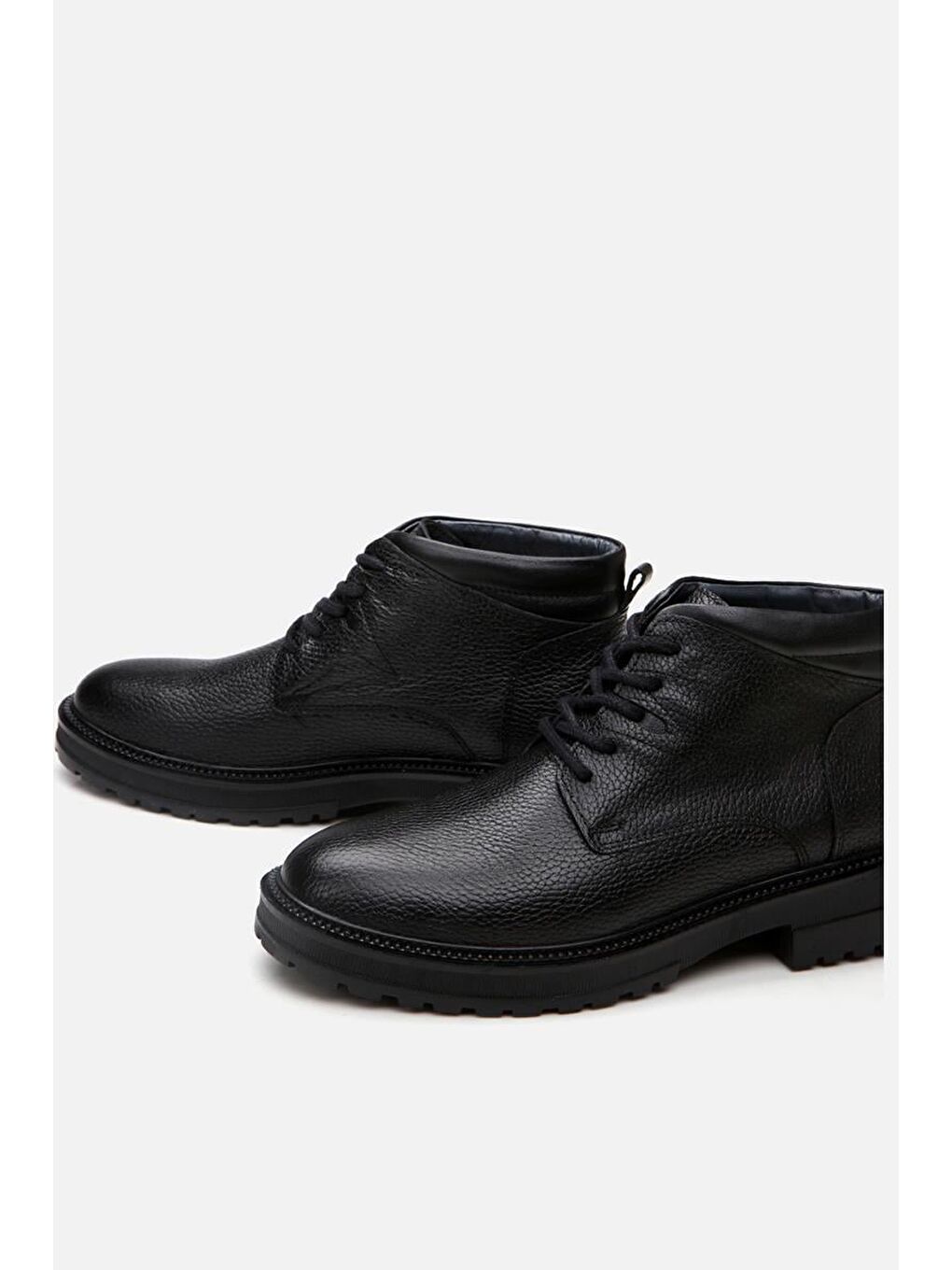 Hakiki Deri Siyah Erkek Günlük Bot-3