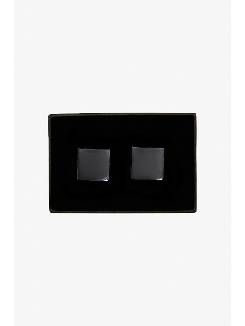 Erkek Siyah Metal Kol Düğmesi