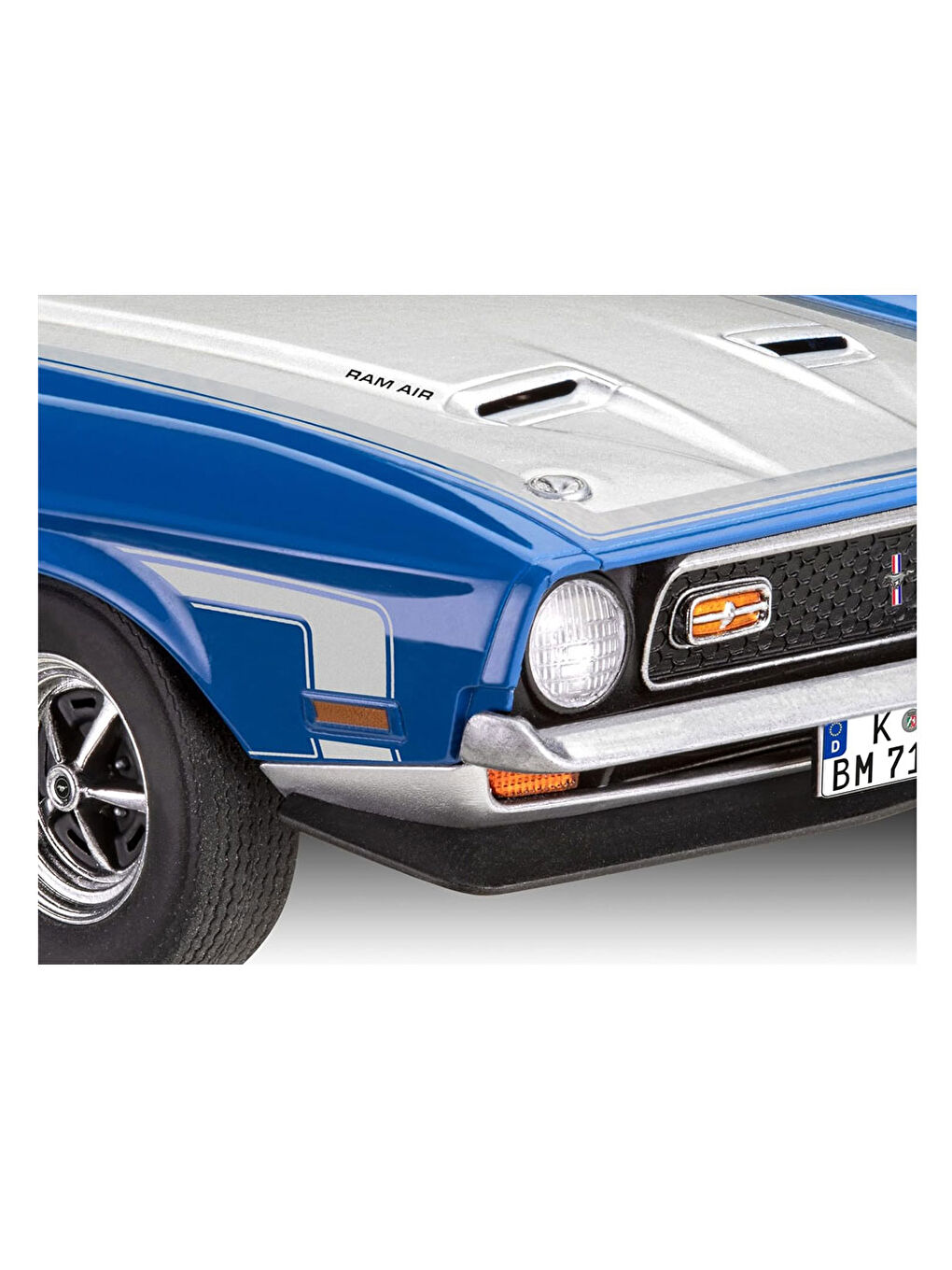 Revell Renksiz Maket Model Set Araba 71 Ford Mustang Boss - 2