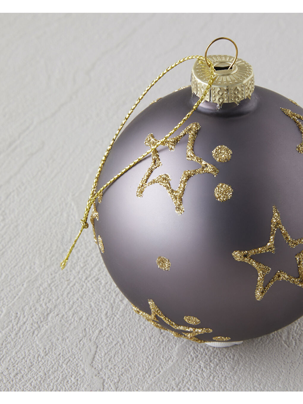 Berta Yılbaşı Ağaç Süsü 8x8x8 cm Kahverengi-2