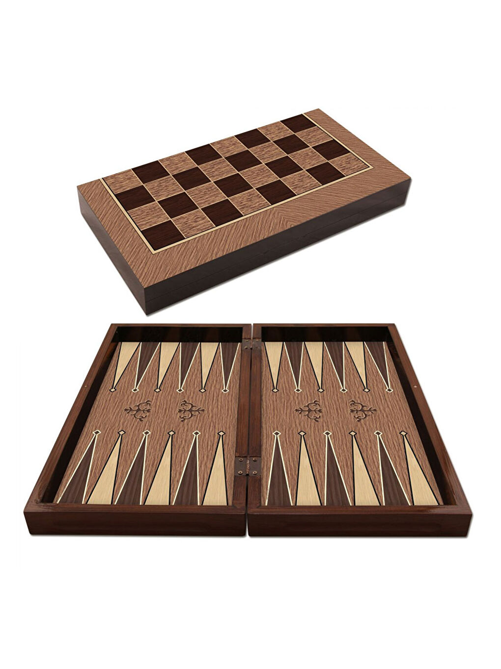 Star Polyester Antik Meşe Tavla 1021347-3