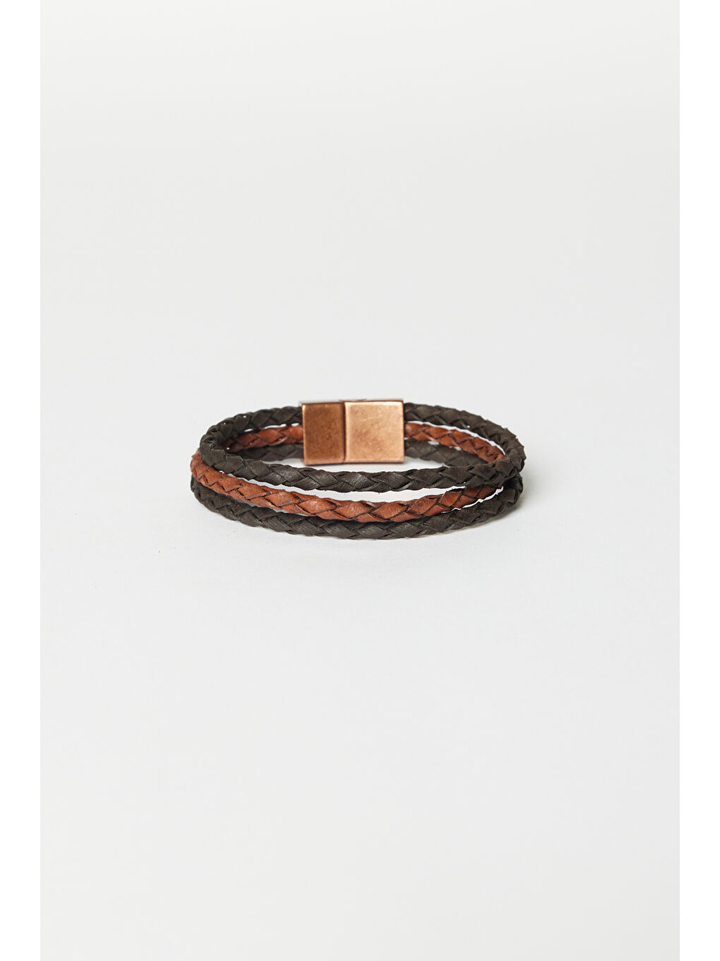 Erkek Kahverengi Deri Bileklik