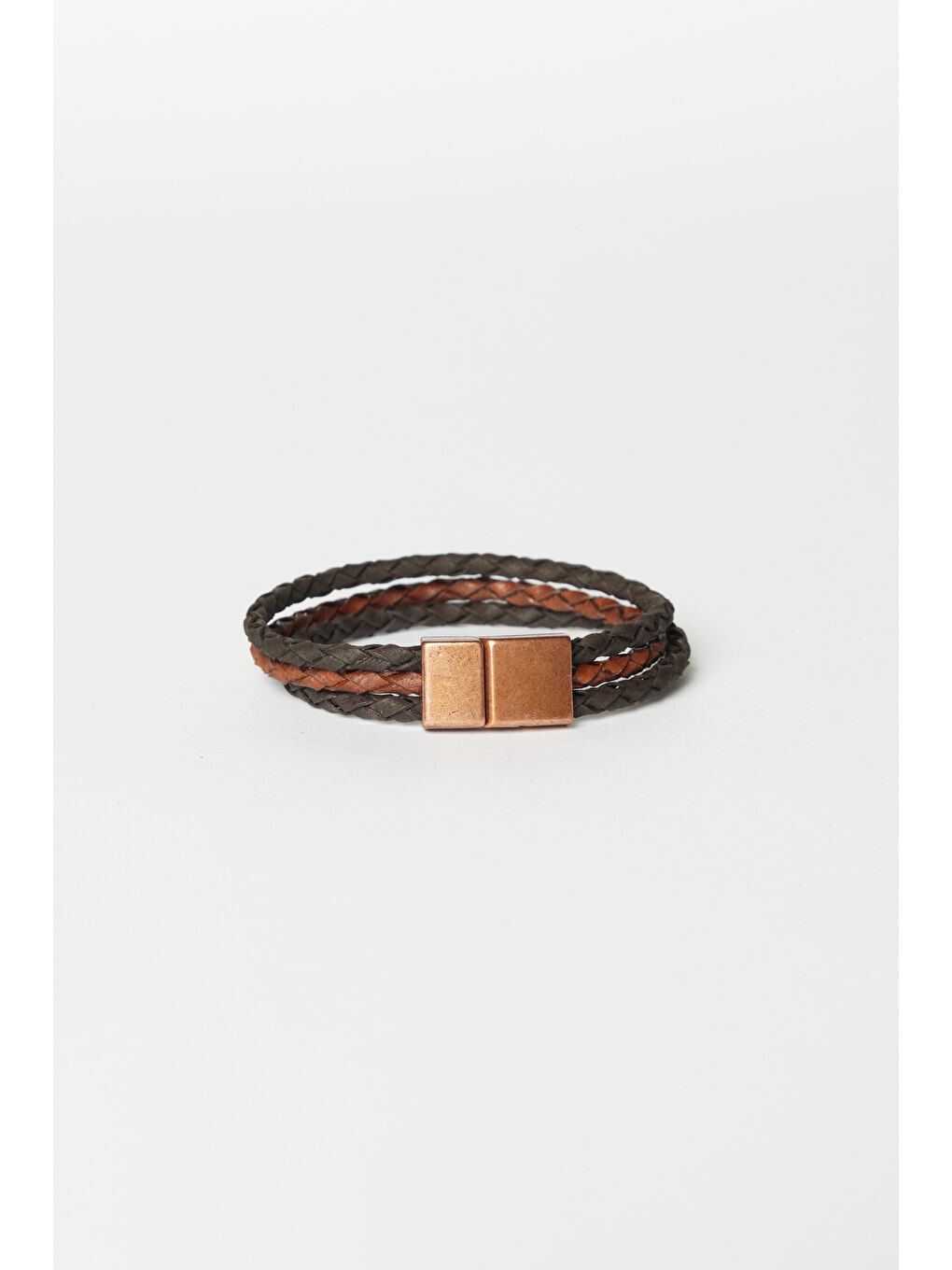 Erkek Kahverengi Deri Bileklik-1