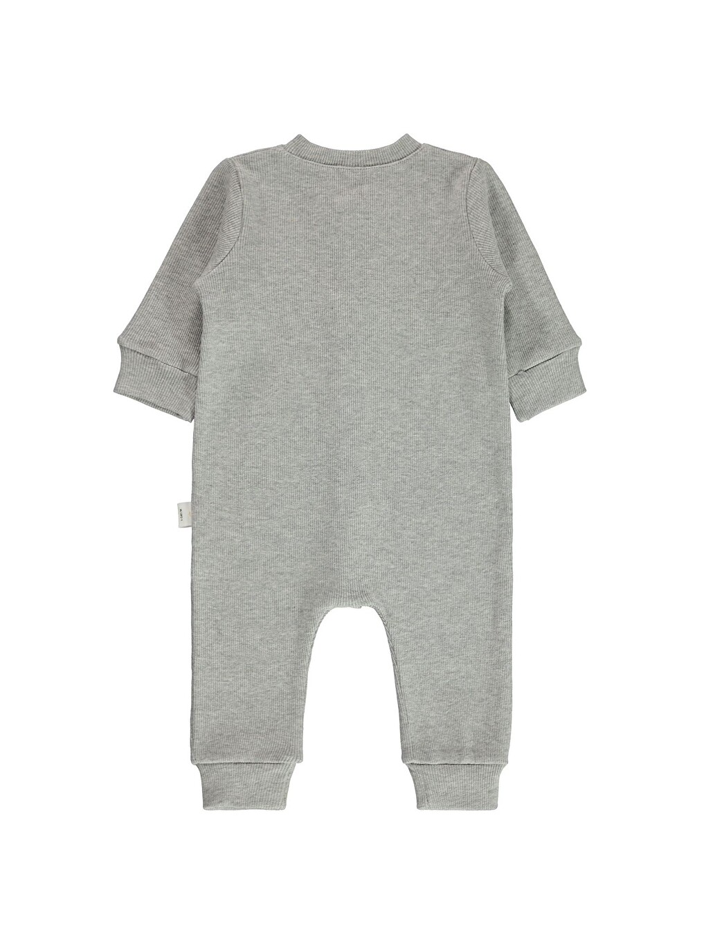 Beyaz Baby Düz Basic 1-6 Ay Tulum - Gri-1