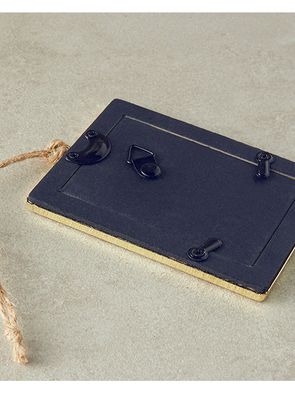 Sarı Glitter &#199;er&#231;eveli Yılbaşı Ağa&#231; S&#252;s&#252; Gold-1