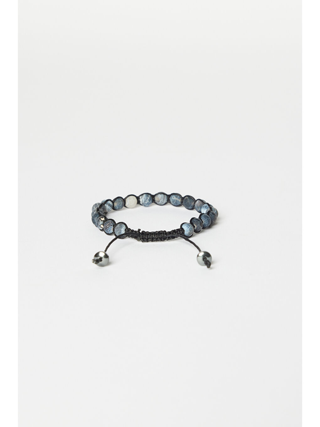 Erkek Turkuaz Doğal Taş Boncuk Bileklik-1