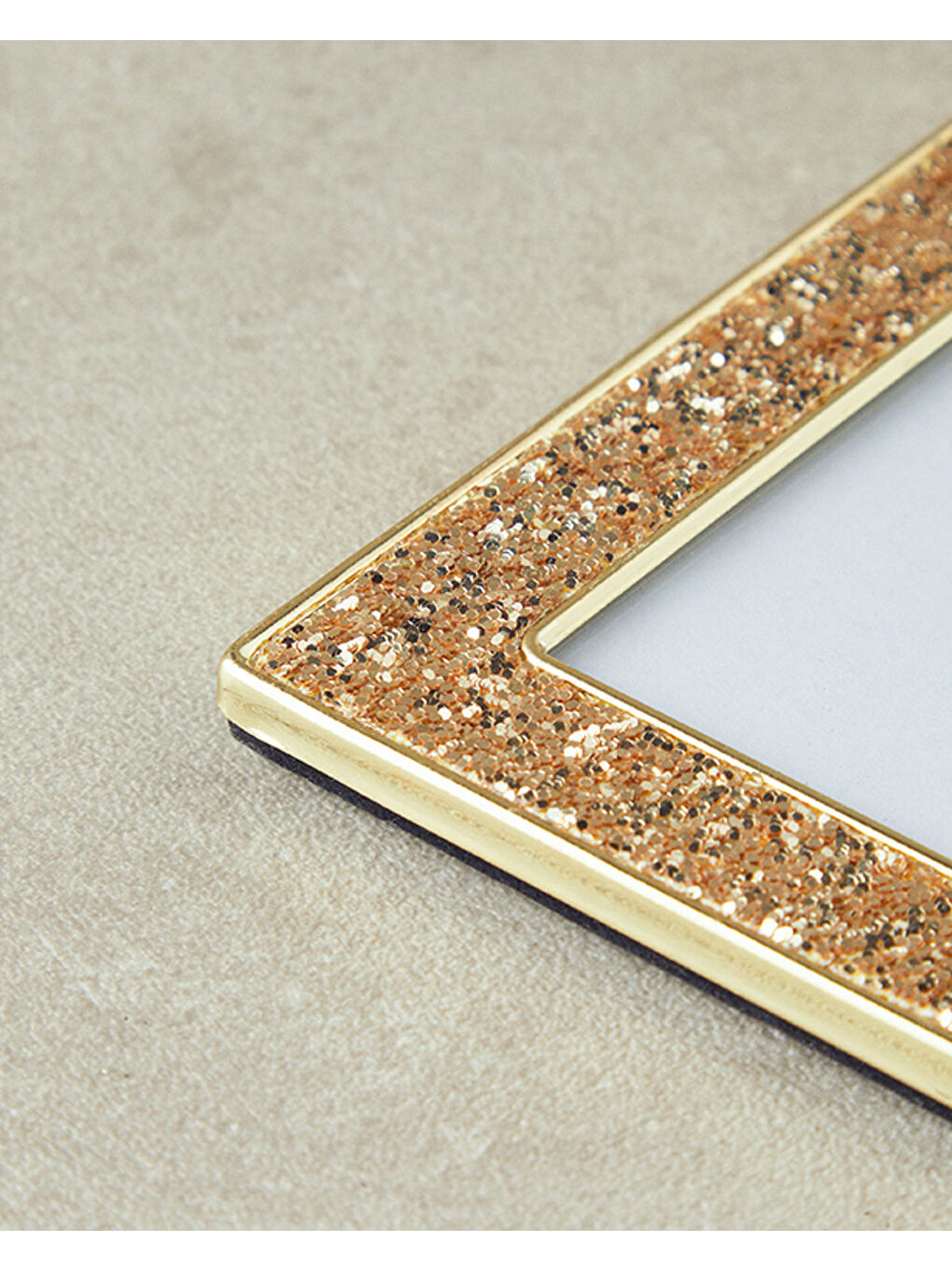 Sarı Glitter &#199;er&#231;eveli Yılbaşı Ağa&#231; S&#252;s&#252; Gold-2