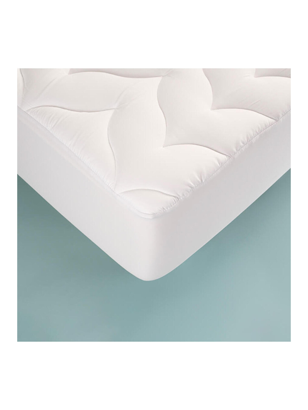 Beyaz Lovera Topper 90x200 cm-2