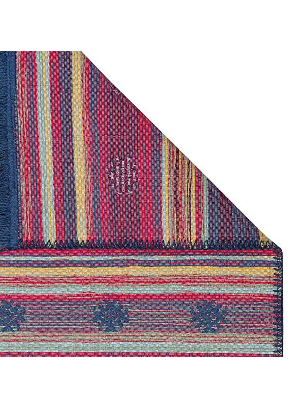 Karışık Arya Craft Multi Kilim - Renkli - 80x150 cm-4