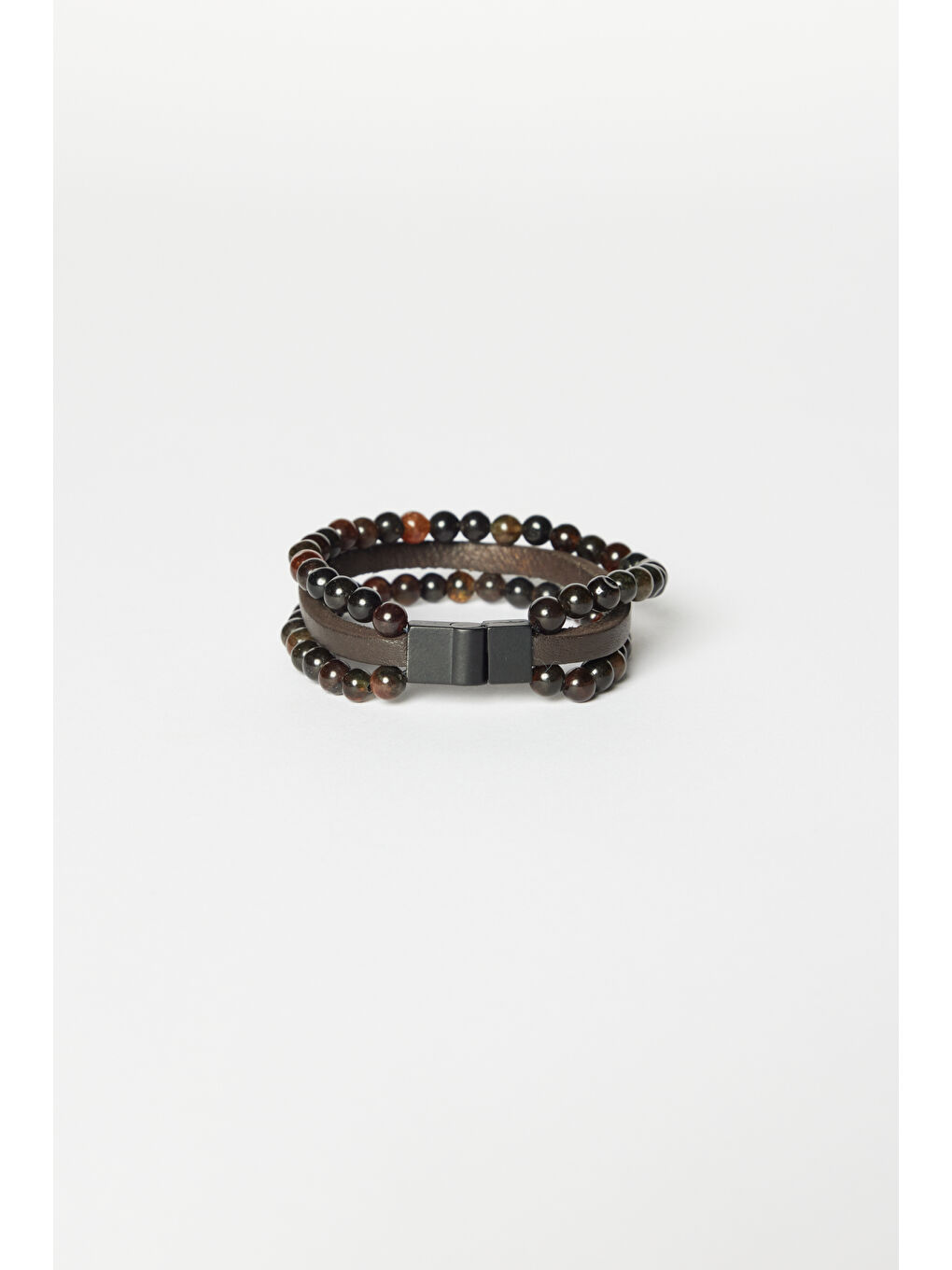 Erkek Kahverengi Deri Bileklik-1