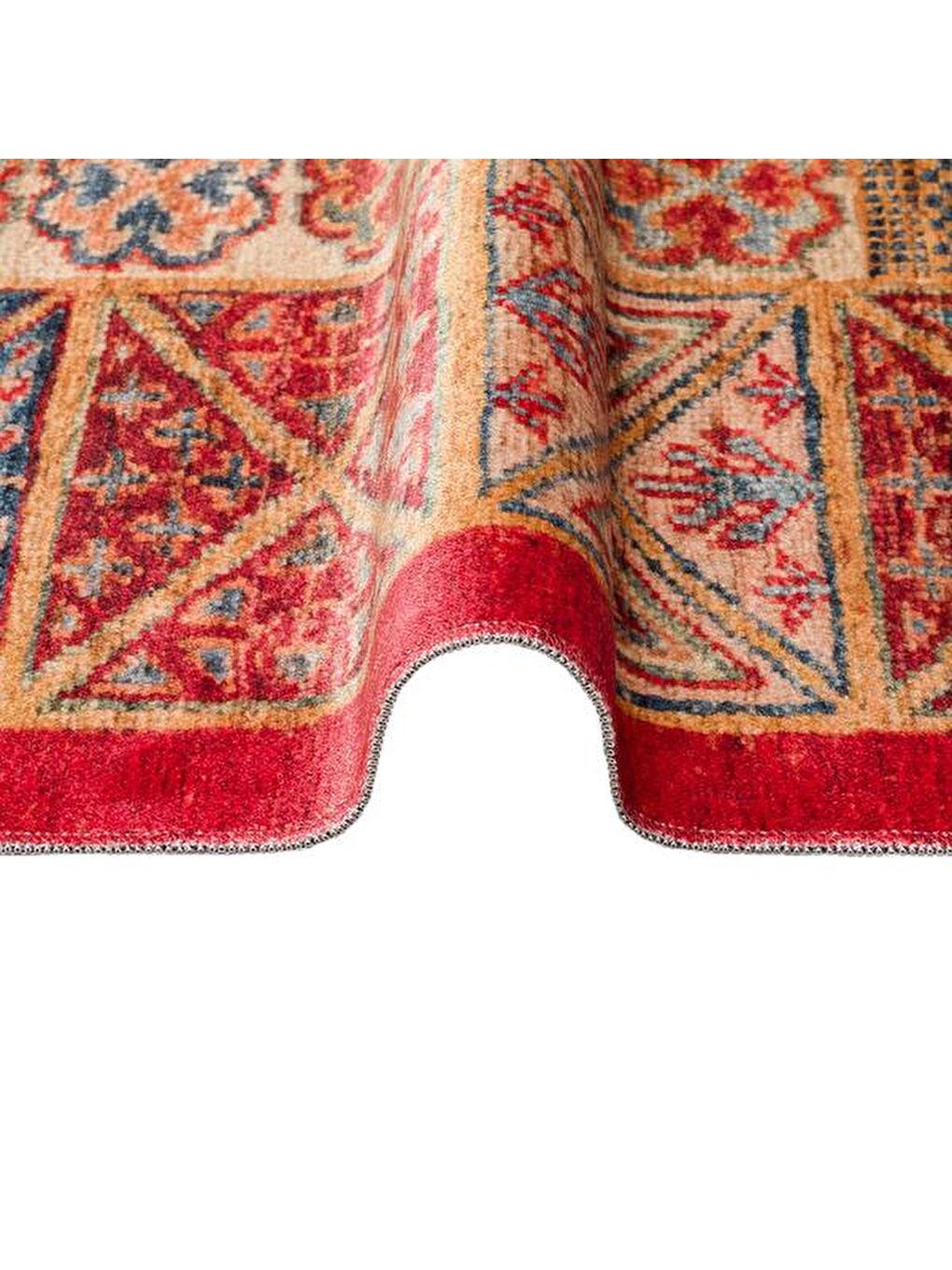 Antique Multi Makine Halısı - Kırmızı - 160x230 cm-2