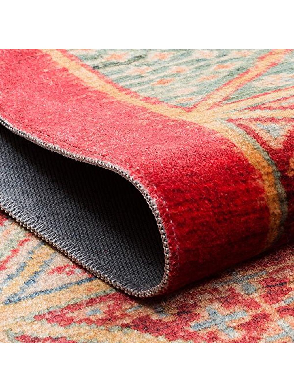 Antique Multi Makine Halısı - Kırmızı - 160x230 cm-4