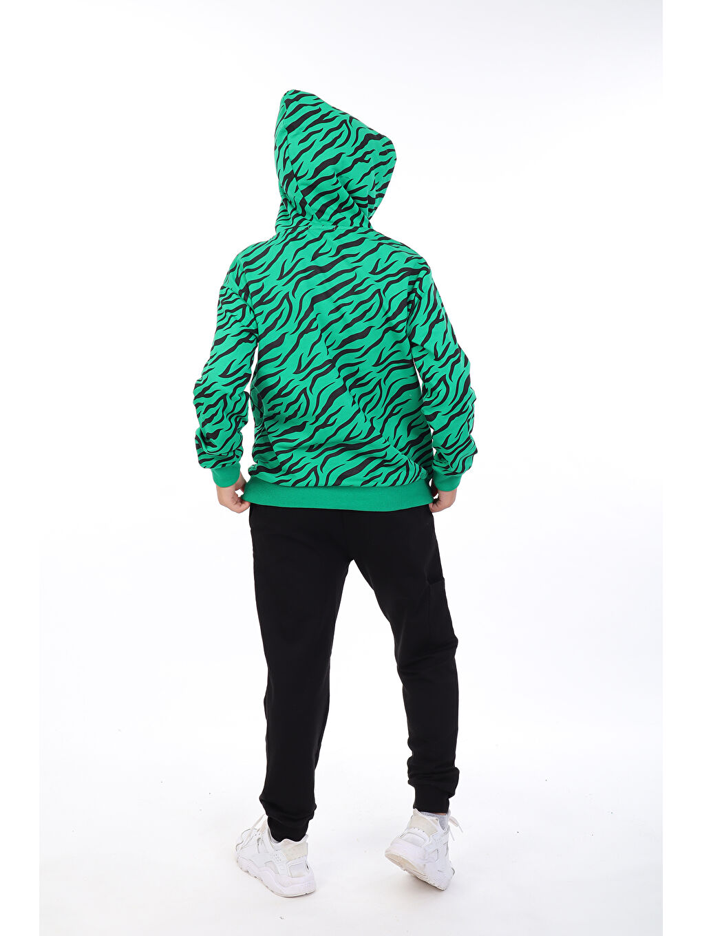 Yeşil Erkek Çocuk Baskılı Eşofman Takım-2