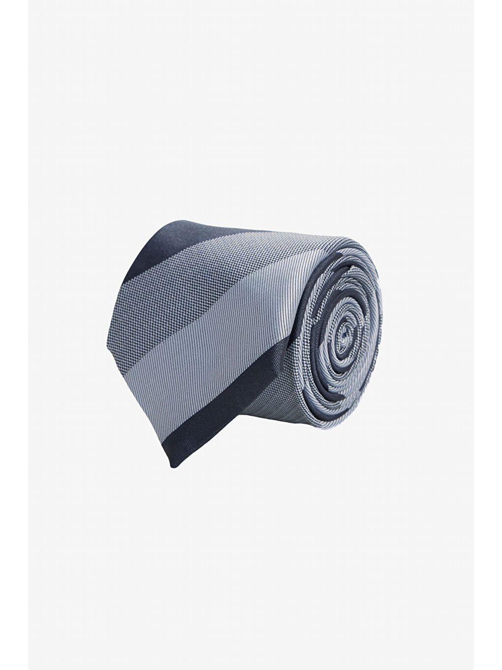 Erkek Antrasit-Gri Desenli Kravat
