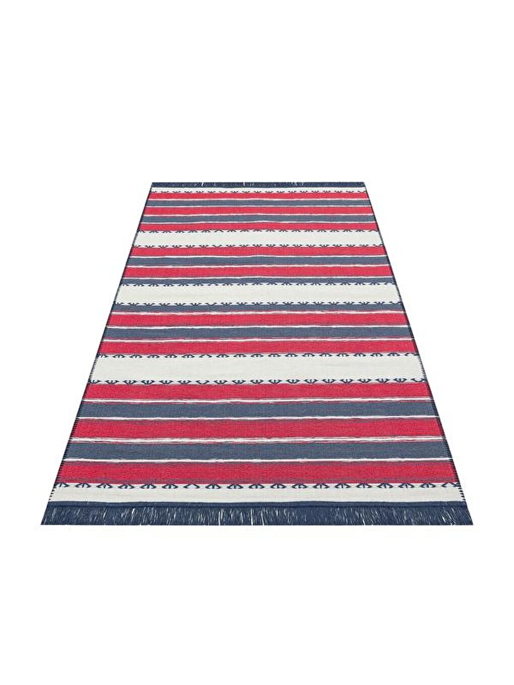 Arya Craft Red Navy Kilim - Kırmızı - 120x180 cm-5