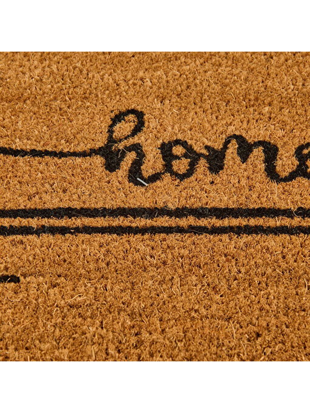 Duvardaki Kedi Kapı Önü Paspası - Bej - 35x60 cm-2