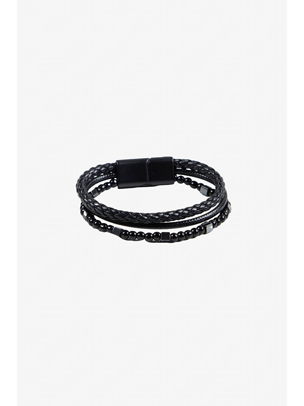 Erkek Siyah Deri Bileklik