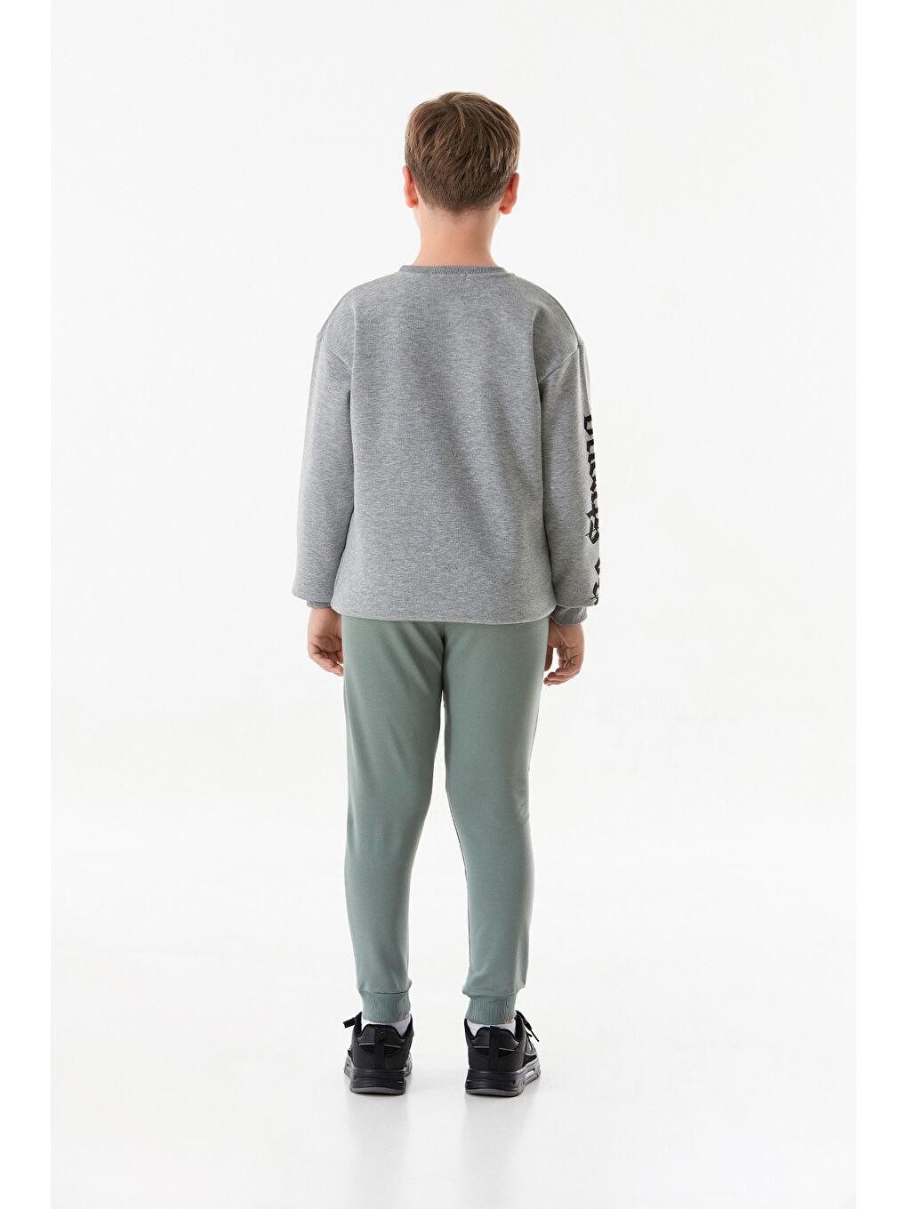 Turkuaz Hello Drew Armalı Jogger Unisex Çocuk Eşofman Altı-3