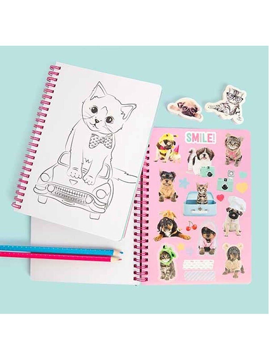Studio Pets A5 Stickerlı Defter PT-7786-2