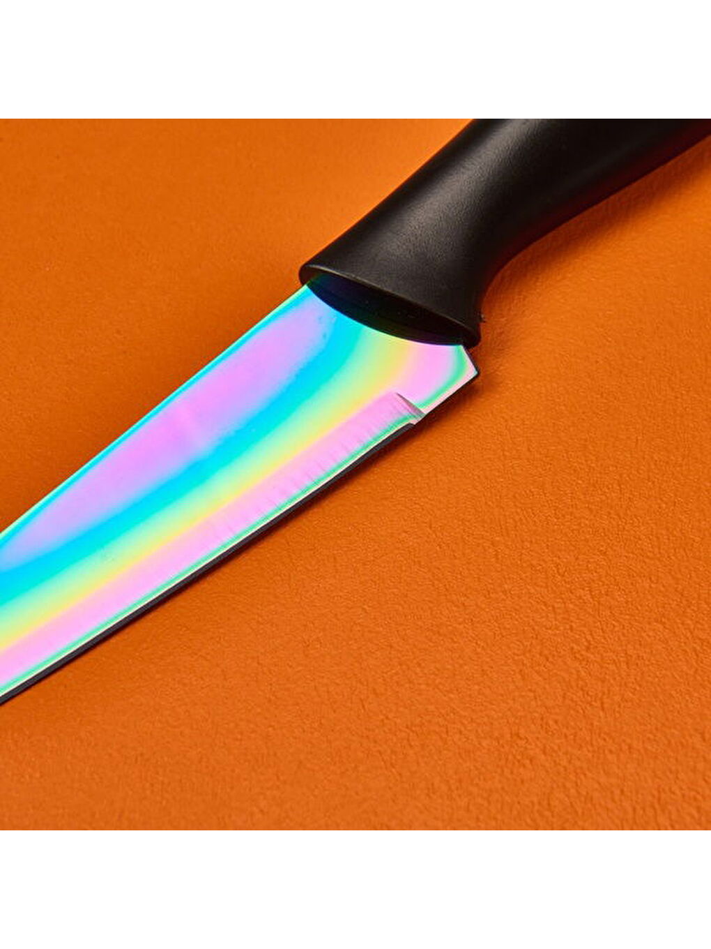 Renksiz Titanyum Seri Şef Bıçağı - Renkli - 25 cm-1