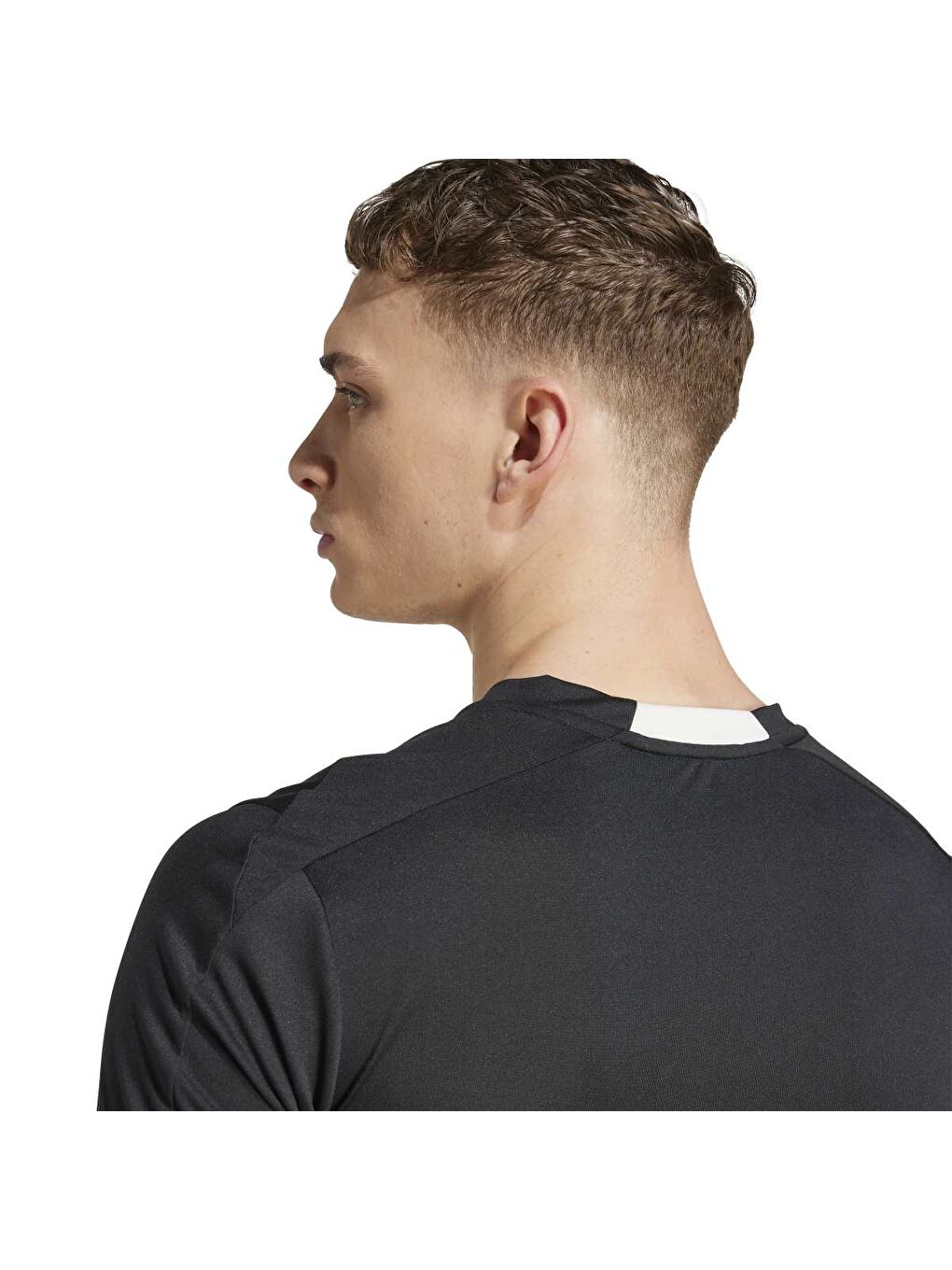 Designed For Training Heritage Erkek Siyah Bisiklet Yaka Tişört-4