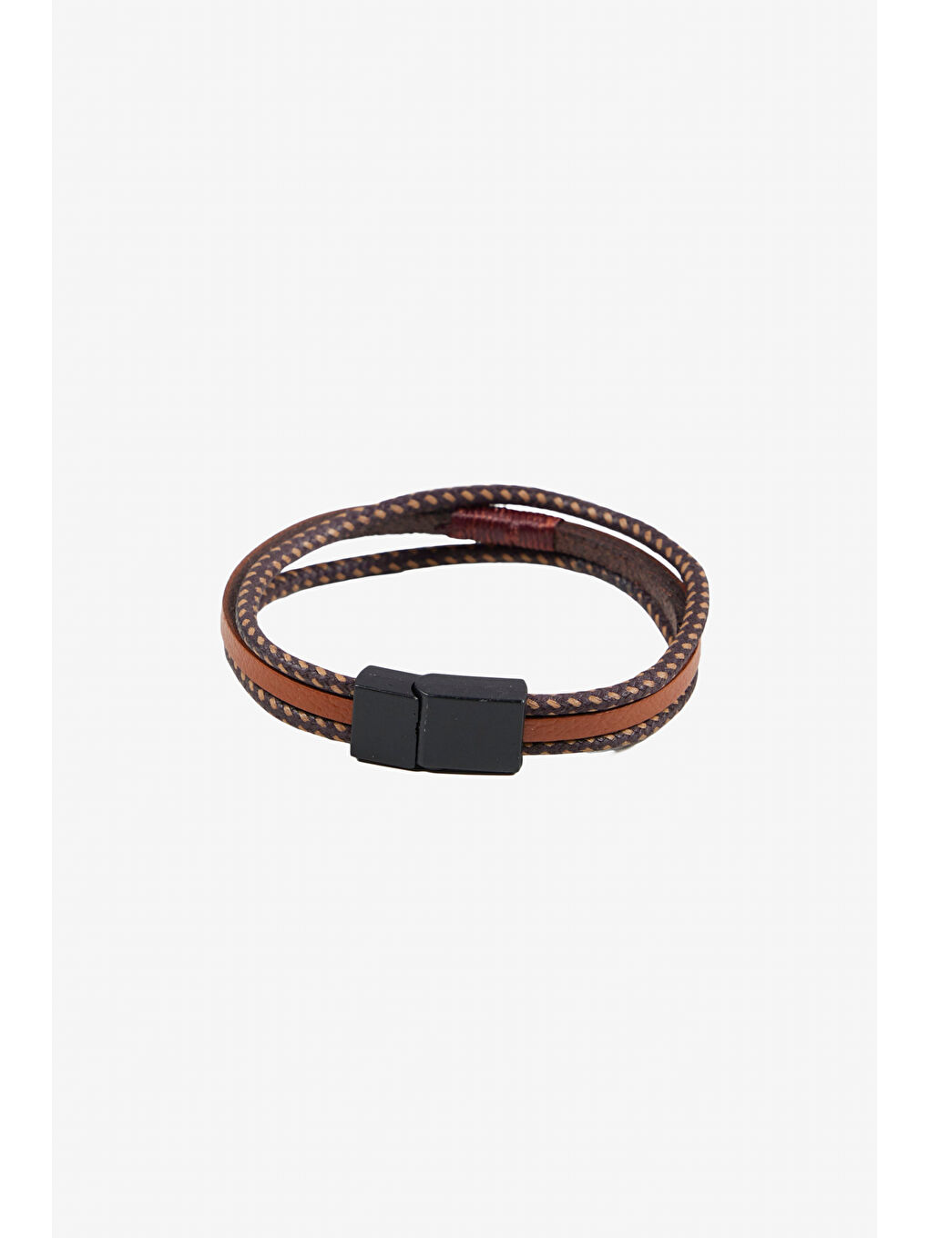 Erkek Kahverengi Deri Bileklik-1