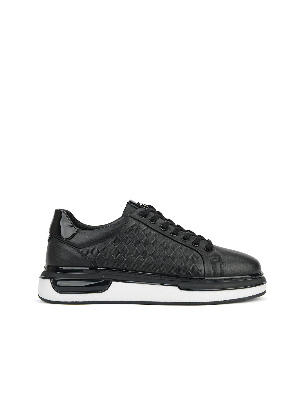 Erkek Hakiki Deri Sneaker 1611057z1012 Siyah